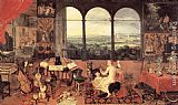 Jan the elder Brueghel The Sense of Hearing painting